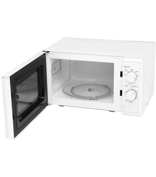 Микроволновая печь SunWind SUN-MW051 белый, 20 л, 700 Вт, переключатели - поворотный механизм