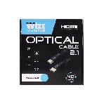 Кабель HDMI Wize AOC-8K-HM-HM-15M оптический, 15 м, 8K/60HZ 4:4:4, v.2.1, ARC, 19M/19M, HDCP 2.2, Ethernet, черный, коробка, фото5