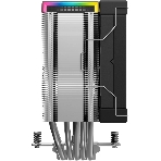 Кулер для процессора DEEPCOOL AK500S DIGITAL SE LGA20XX/1700/1200/115X/AM5/AM4 (12шт/кор, TDP 240W, PWM, Fan 120мм, 5 тепл. трубок, Copper Base, черный) RET (R-AK500S-BKADMN-GJD), фото6