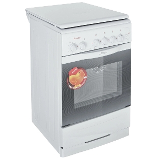 Плита газовая Gefest ПГ 3200-05 белый, конфорок 4 шт, духовка 42 л, 50 см x 85 см x 57 см