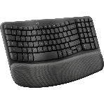 Клавиатура Logitech Wave Keys беспроводная, Bluetooth, радиоканал, серый, фото 1