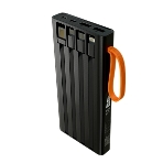 Портативный аккумулятор MORE CHOICE (4620202550538) PB22-10 с кабелем 2USB 2.1A - 10000mA черный, фото3