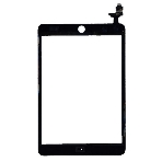 Сенсорное стекло (тачскрин) Ipad mini 3 (retina) + IC (A1599, A1600), черное, фото2