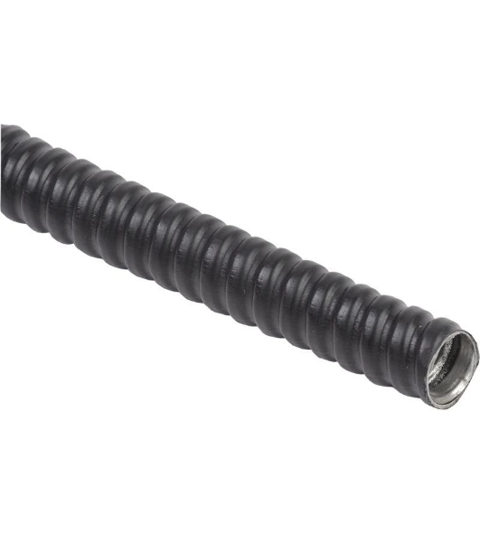 Металлорукав Р3-ЦПнг-15 (50м) с протяжкой черный IEK CMP10-15-050