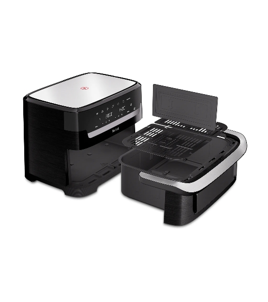 Аэрогриль Tefal Dual Easy Fry Flex EY9228E0 черный, 2700 Вт, 9 л, сенсор, 6 программ