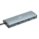 USB-концентратор Digma HUB-3U3.0С-UC-G, USB-C, USB 3.0 4 порта, USB, фото2