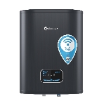 Водонагреватель электрический Thermex ID 30 V (pro) Wi-Fi черный, накопительный, 30 л, 2 кВт, настенный, вертикальный, плоский, с управлением по Wi-Fi, фото 1