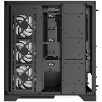 Компьютерный корпус XPG INVADER X BLACK (INVADERXMT-BKCWW) Mid-Tower Gaming ATX PC Case with Panoramic View, Tempered Glass Panels, and RGb Lighting Black, фото5