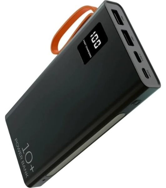 Портативный аккумулятор MORE CHOICE (4620202550538) PB22-10 с кабелем 2USB 2.1A - 10000mA черный