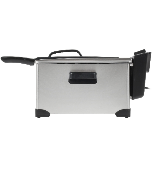 Фритюрница Centek CT-1431 серебристый, 1800 Вт, 3.5 л, 1 кг, антипригарное покрытие