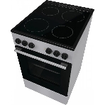 Плита электрическая Gorenje GEC5A12SG серый/черный стеклокерамика (без крышки), фото4