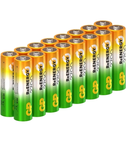 Аккумулятор GP 270AAHCRGY AA NiMH 2700mAh (16шт) спайка