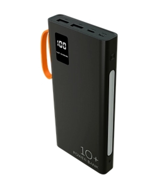 Портативный аккумулятор MORE CHOICE (4620202550538) PB22-10 с кабелем 2USB 2.1A - 10000mA черный