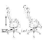 Кресло Бюрократ KB-9N/DB/TW-10N TW-01 TW-11 синий, сетка, фото5
