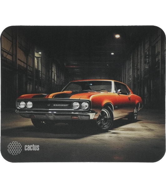 Коврик для мыши Cactus Orange Car 300x250x2мм (CS-MP-P06M)