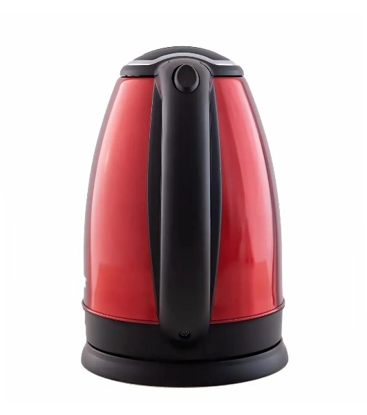 Чайник Centek CT-1068 RED (красный) металл 2л, 2000W, хромированная вставка на крышке