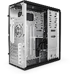 Компьютерный корпус Miditower ExeGate CP-601-UNS350 (ATX, БП UNS350 с вент. 12см, 2*USB, аудио, черный), фото3