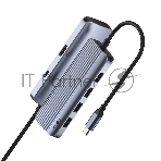 USB-концентратор Cudy UH500, USB Type-C, HDMI + USB-A + USB Type-C port for PD Charging, адаптер/ USB Type-C, фото 1