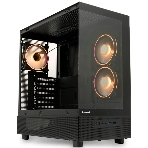 Компьютерный корпус HSPD F710, Panoramic Mid Tower, черный, TG, 0.5 SPCC, 3x120мм ARGb E-ATX, ATX, mATX, mITX 185/395/270мм 2x2.5', 1x3.5', 7xPCI 2xUSB-A 3.0 435x230x457мм, фото10