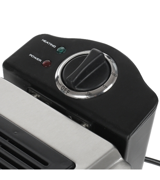 Фритюрница Centek CT-1431 серебристый, 1800 Вт, 3.5 л, 1 кг, антипригарное покрытие