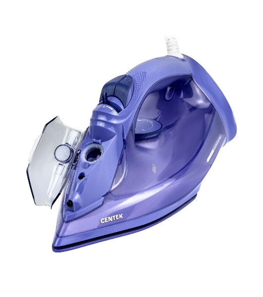 Утюг Centek CT-3300 фиолетовый, 2800 Вт, 60 г/мин, 190 г/мин, 600 мл