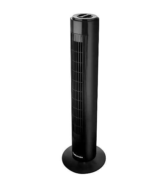Вентилятор BRAYER BR4952BK чёрный, напольный, 50 Вт, 3 скорости