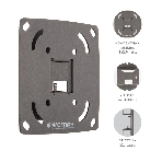 Кронштейн для LED/LCD телевизоров Kromax OPTIMA-100 черный. 10'-28', max 25 кг, настенный, 0 ст свободы, 23.5 мм, max VESA 100x100 мм, фото10