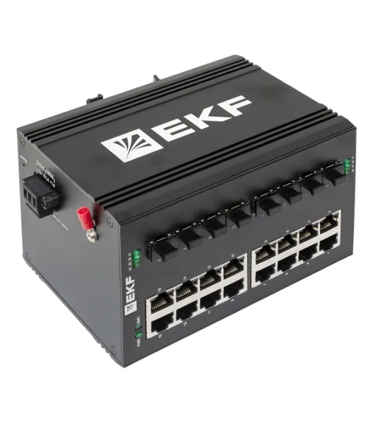 Коммутатор EKF TSX-U-8GX/SFP-16GT, 16×1 Гбит/с + 8×1 Гбит/с SFP, неуправляемый