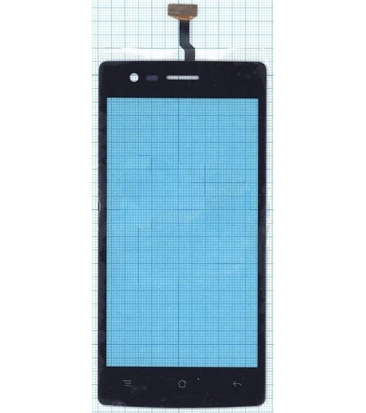 Сенсорное стекло (тачскрин) для OPPO Neo 5 (2015), черное