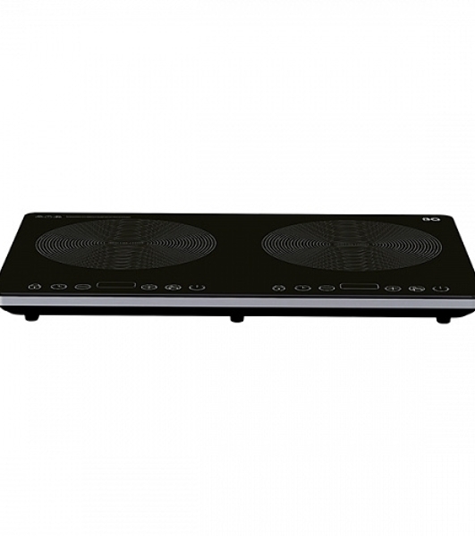 Плита настольная электрическая BQ HP105W черный, 3.5 кВт, индукция, конфорки - 2, стеклокерамика, сенсор