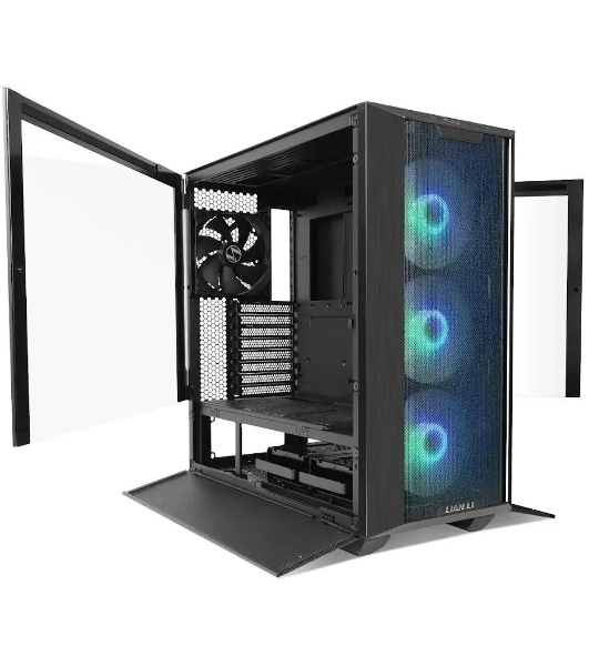 Компьютерный корпус Lian-Li Lancool III RGB черный без БП ATX 10x120мм 3x140мм 2xUSB 3.0 audio bott PSU