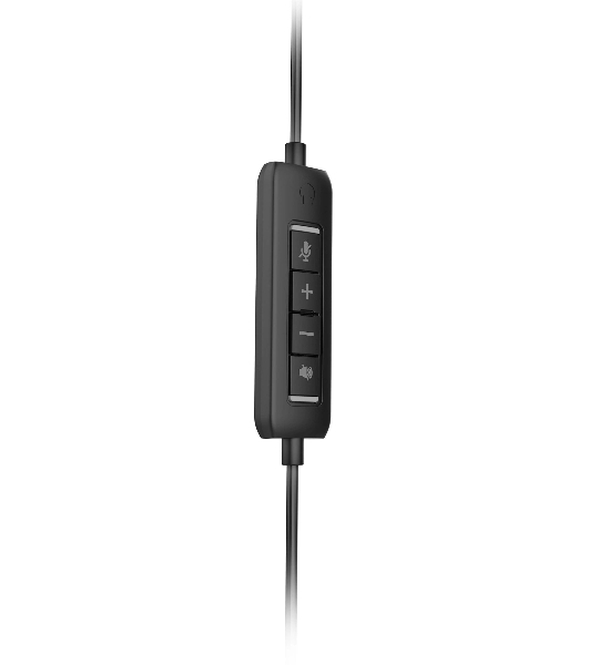 Гарнитура Acer OHW309 чёрный, проводная, USB/mini jack 3.5 мм
