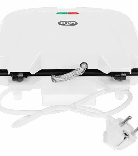 Вафельница OLTO WA-1017 750 Вт, антипригарное покрытие, защита от перегрева, белый