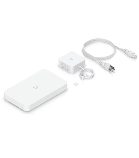 Маршрутизатор Ubiquiti UniFi Gateway Fiber 4 ядра (2,2 ГГц), 4х 2.5G RJ45, 1х 10G RJ45, 2х 10G SFP+