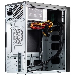 Компьютерный корпус Сase Forza mATX, 450W, 2xUSB 3.0, Black, w/o FAN, 12 см fan PSU, power cord, фото2