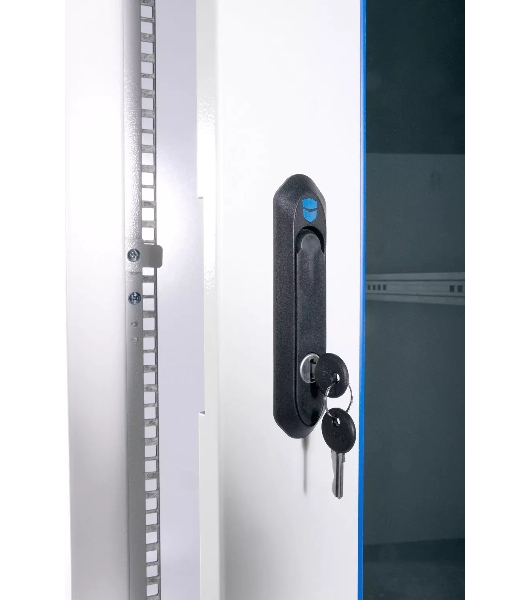 Шкаф телекоммуникационный напольный ЭКОНОМ 18U (600 × 800) дверь стекло, дверь металл