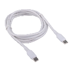 Кабель USB2.0 Cablexpert CC-USB2-CMCM-100-1.8M-W, Type-C/Type-C, 5A, 100Вт, PD/QC3.0, медь, 1.8м, белый, пакет, фото 1