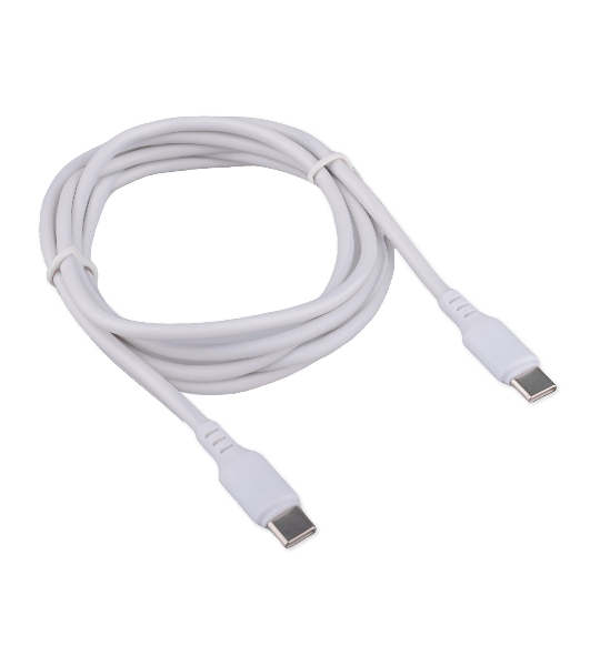Кабель USB2.0 Cablexpert CC-USB2-CMCM-100-1.8M-W, Type-C/Type-C, 5A, 100Вт, PD/QC3.0, медь, 1.8м, белый, пакет