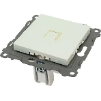 Розетка компьютерная 1-м TOKOV ELECTRIC СП Pixel RJ45 кат.5E механизм перламутр., фото2