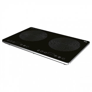 Плита настольная электрическая BQ HP105W черный, 3.5 кВт, индукция, конфорки - 2, стеклокерамика, сенсор