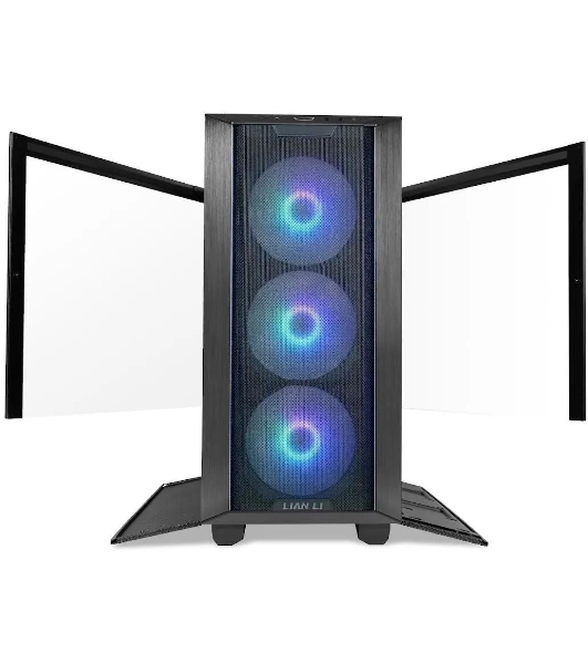 Компьютерный корпус Lian-Li Lancool III RGB черный без БП ATX 10x120мм 3x140мм 2xUSB 3.0 audio bott PSU