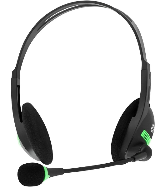 Гарнитура Oklick HS-M100 чёрный, проводная, 3.5 мм