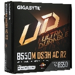 Материнская плата Gigabyte B550M DS3H AC R2, AM4, AMD B550, 4xDDR4, 4xSATA, 2xM.2, 1xPCIe 4.0 x16, 1xPCIe 3.0 x4, 1xPCIe 3.0 x1, 1xDP, 1xHDMI, 1x1Gb LAN, Wi-Fi, Bluetooth 5.0, 4xUSB-A 5Gbps, 2xUSB-A 2.0, 3x3.5 мм, 7.1, mATX, фото2