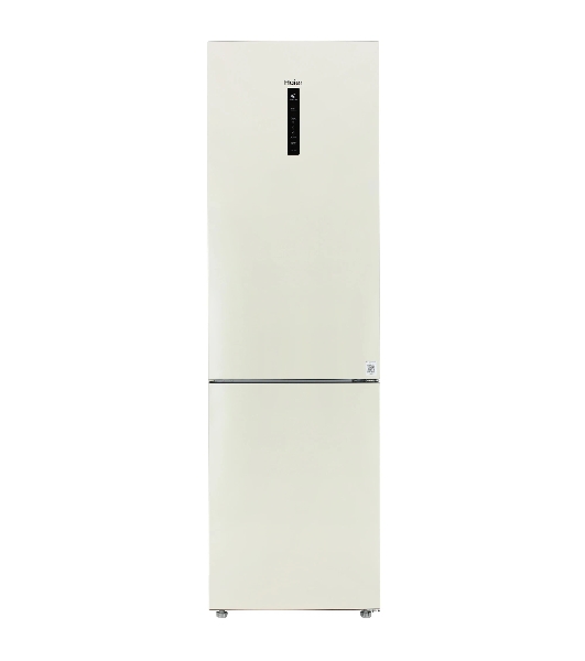 Холодильник Haier C4F640CCGU1 бежевый двухкамерный 285/115л морозилка снизу, No Frost