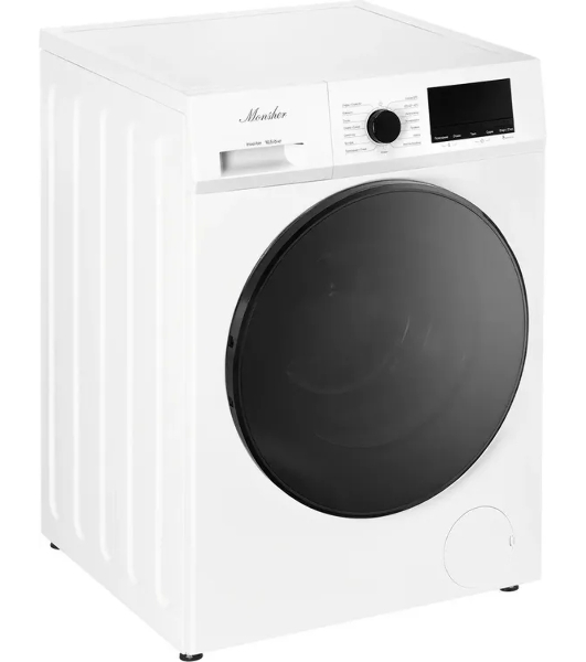 Стиральная машина Monsher MWDM 665 Blanc белый, загрузка фронтальная 10.5 кг, 1400 об/мин, класс A