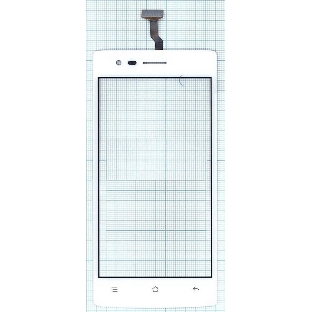 Сенсорное стекло (тачскрин) для OPPO Neo 5 (2015), белое