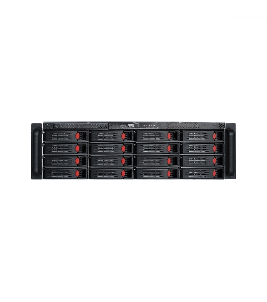 Серверный корпус ExeGate Pro EX281302RUS 3U660-HS16 (RM 19', высота 3U, глубина 660, БП 2U-800ADS,16xHotSwap, USB)
