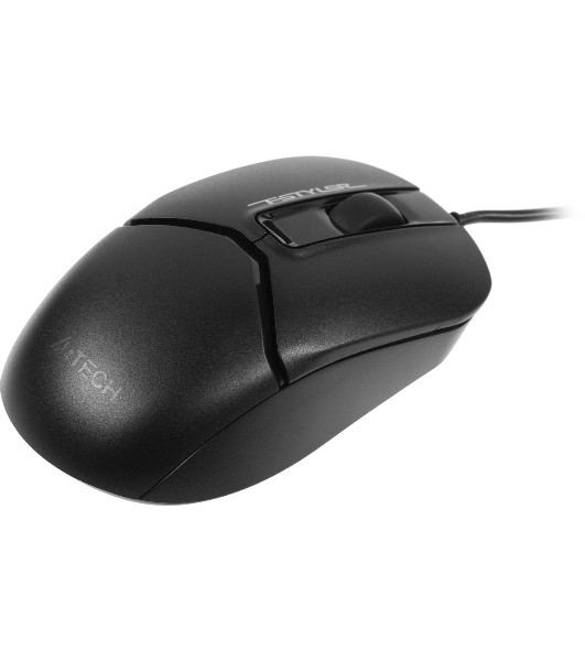 Мышь проводная A4Tech Fstyler FM12S черный, 1200 dpi, USB, кнопки - 3