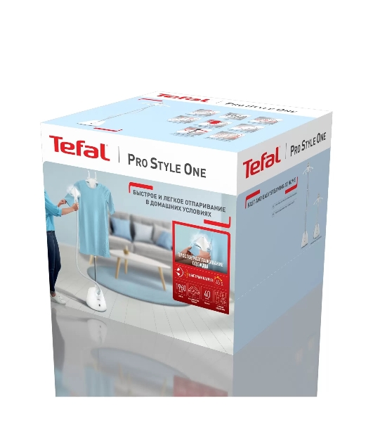Отпариватель Tefal IT2R04F1 белый, 1960 Вт, 40 г/мин, 1300 мл