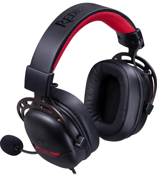Гарнитура Redragon Aurora чёрный, проводная, USB
